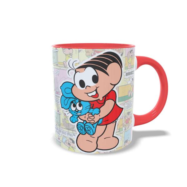 Imagem de Caneca Alça E Interior Colorido Turma Da Mônica