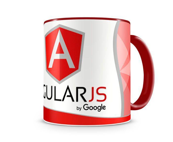 Imagem de Caneca Angular JS color vermelha