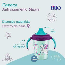 Imagem de Caneca Antivazamento Magia Unicórnio 207ml - Lillo