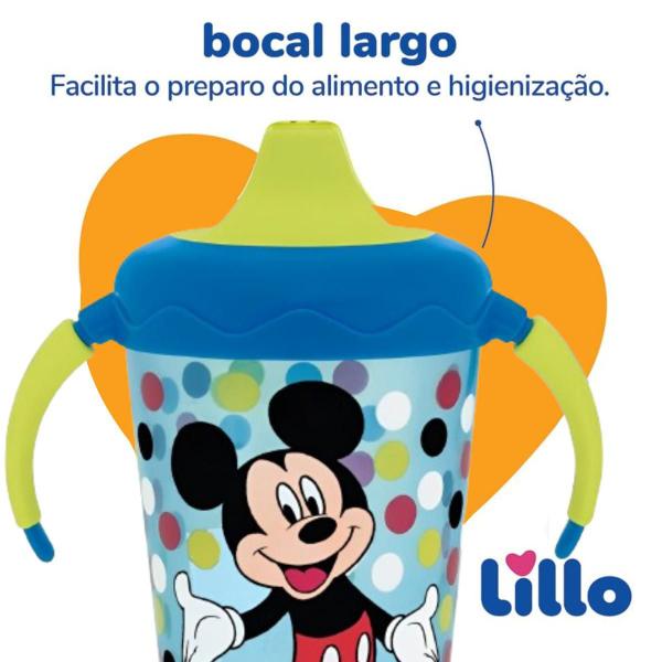 Imagem de Caneca Aprendizagem Disney Válvula Antivazamento com Alças +6 Meses 207 mL