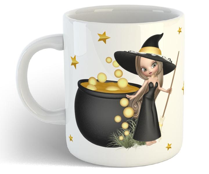 Imagem de Caneca até as bruxas precisam de café divertido halloween