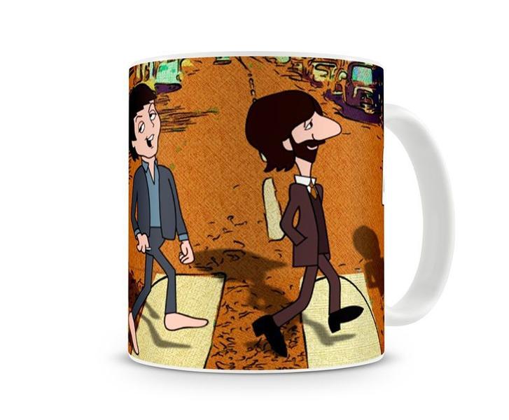 Imagem de Caneca Beatles Desenho Abbey Road