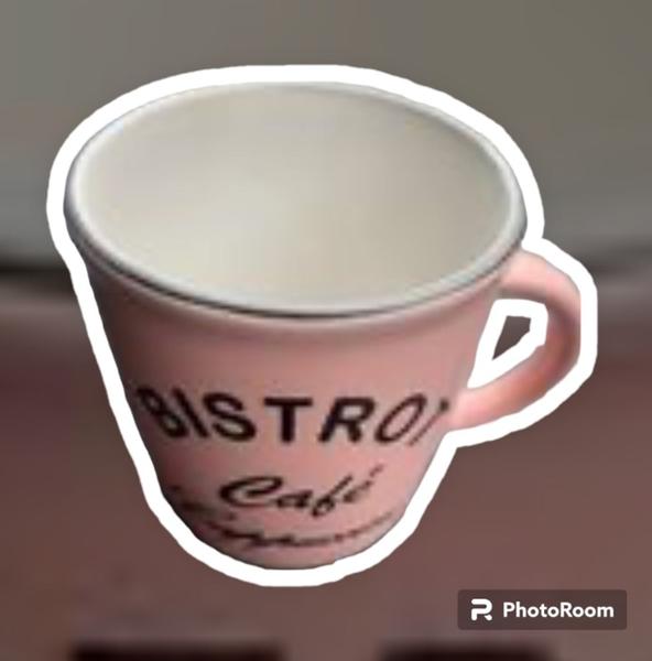 Imagem de Caneca Bistrot Café Cappuccino Cerâmica Rosa