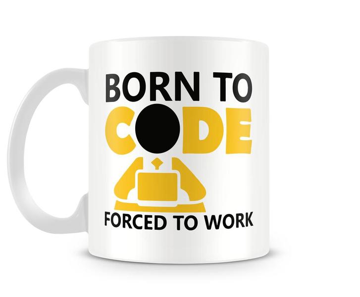 Imagem de Caneca Born To Code