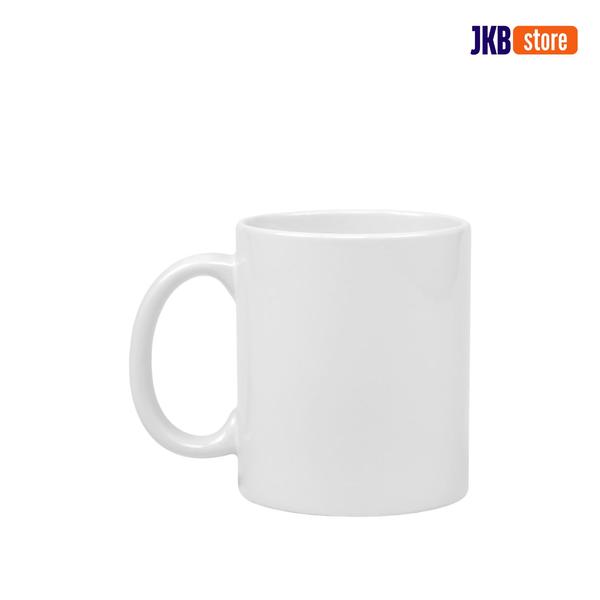 Imagem de Caneca Branca de Cerâmica Premium p/ Sublimação 325ml - JKB