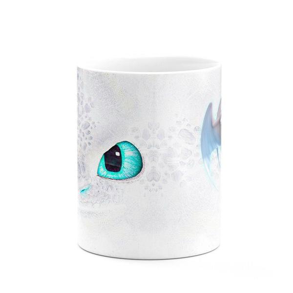 Imagem de Caneca branca - Dragão Fúria da Luz