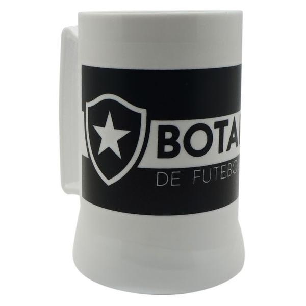 Imagem de Caneca Branca Gel Isolante Térmico 400ml - Botafogo