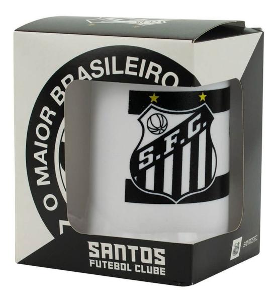 Imagem de Caneca Branca Gel Isolante Térmico 400ml  Santos