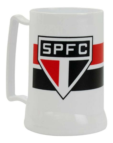 Imagem de Caneca Branca Gel Isolante Térmico 400ml São Paulo