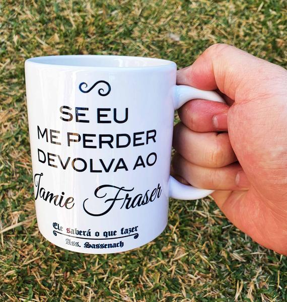 Imagem de Caneca Branca Jamie Fraser Seriado Sassenach