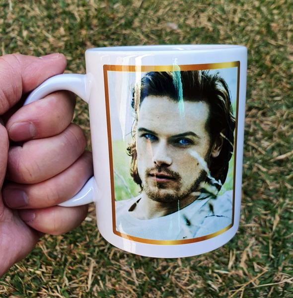 Imagem de Caneca Branca Jamie Fraser Seriado Sassenach