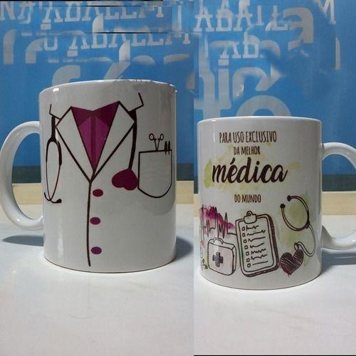 Imagem de Caneca Branca Para Uso Exclusivo Melhor Médica Do Mundo