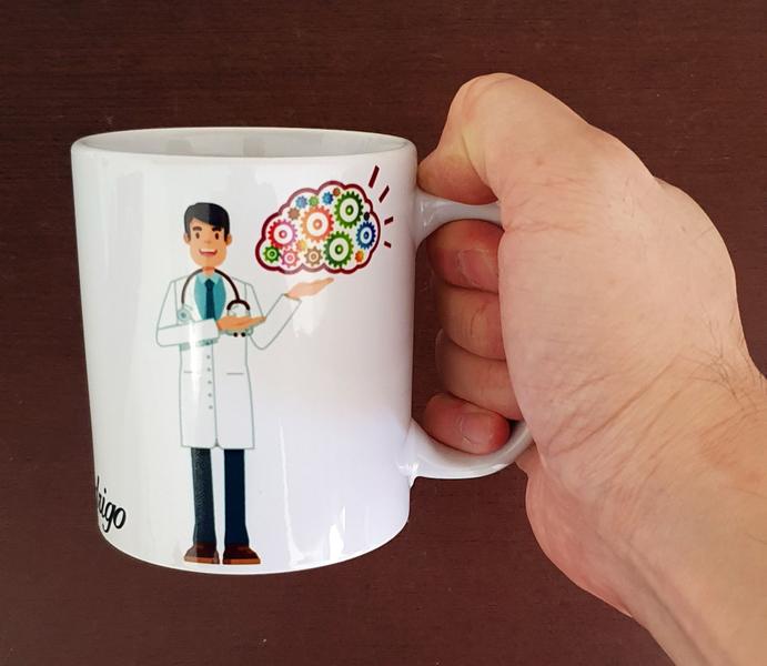 Imagem de Caneca Branca Personalizado Doutor Dr. Médico Hospital