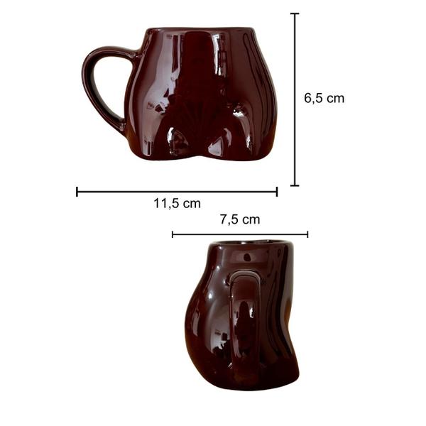 Imagem de Caneca Butt 180Ml Café