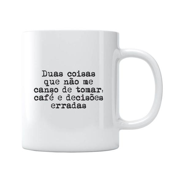 Caneca Café E Decisões Erradas Studio Geek Imagem de Caneca Café E Decisões Erradas Studio Geek