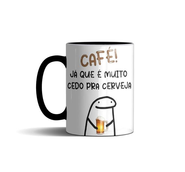 Imagem de Caneca Café Já Que É Muito Cedo Para Cerveja