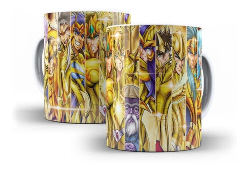 Imagem de Caneca Cavaleiros Do Zodíaco Ouro - Mega Oferta!!!