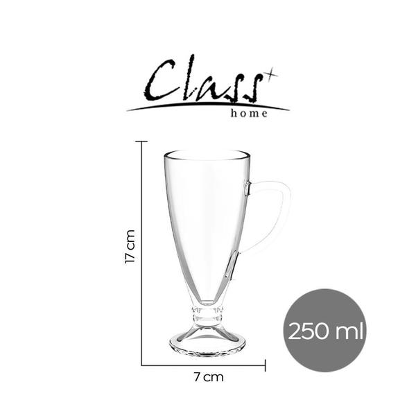 Imagem de Caneca Ceaser de Vidro Casual 250ml Class Home