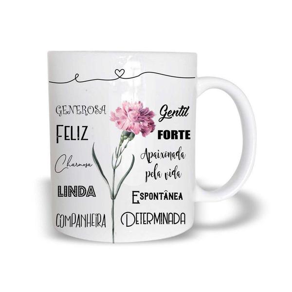 Imagem de Caneca Cerâmica 325ML Com Nome Mel