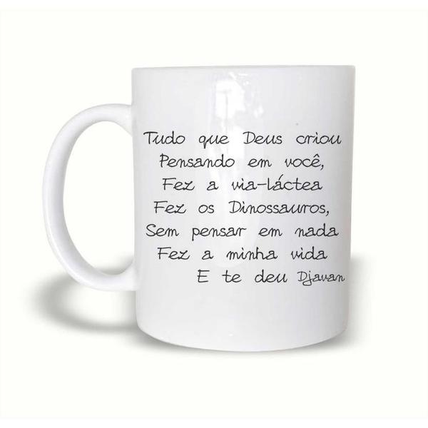 Imagem de Caneca Cerâmica 325ML Djavan Eu Te Devoro Presente