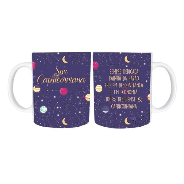 Imagem de Caneca Cerâmica 325ML Signo Capricórnio 1