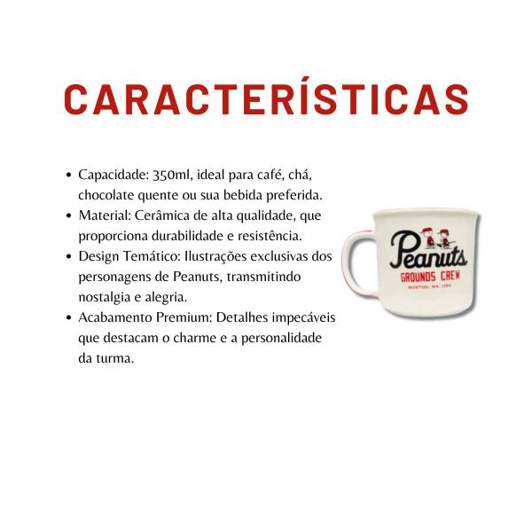 Imagem de Caneca ceramica 350 ml peanuts zonacriativa