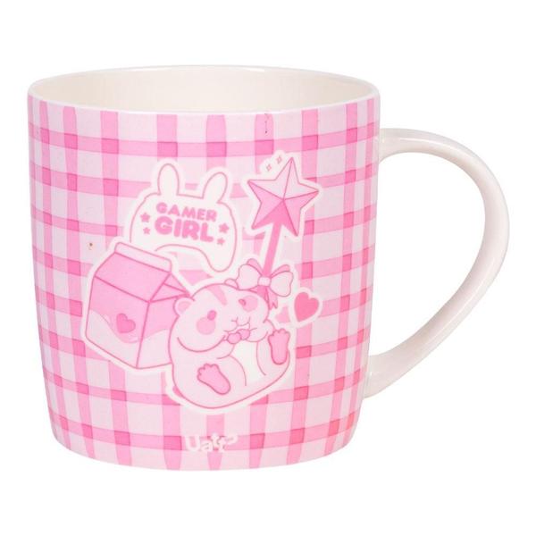 Imagem de Caneca Ceramica 400Ml - Gamer Girl Level Up Uatt