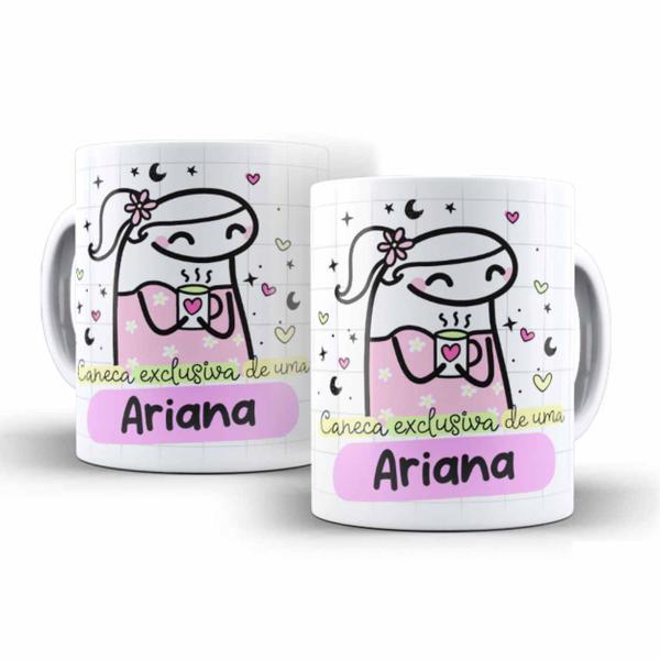 Imagem de Caneca Cerâmica Ariana Signo Flork Uso Exclusivo Aries-15462