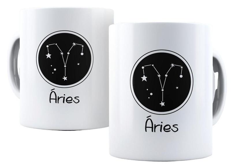 Imagem de Caneca Cerâmica Astros Signos Áries