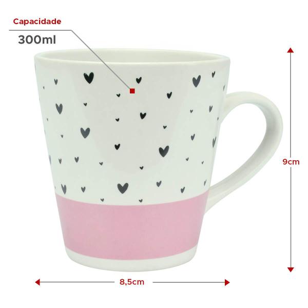 Imagem de Caneca Cerâmica Chá Café Secret Coffee 300ml