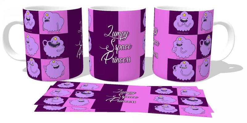 Imagem de Caneca Cerâmica copo  Lumpy space Princess Caroço