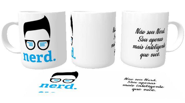 Imagem de Caneca Cerâmica copo Nerd não sou nerd