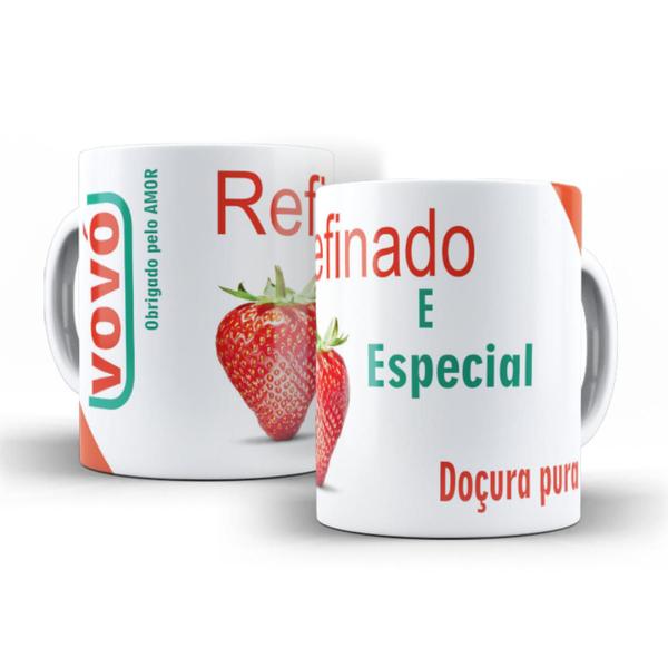 Imagem de Caneca Cerâmica Dia Avós Vovô Presente Vovó Lembrancinha 814