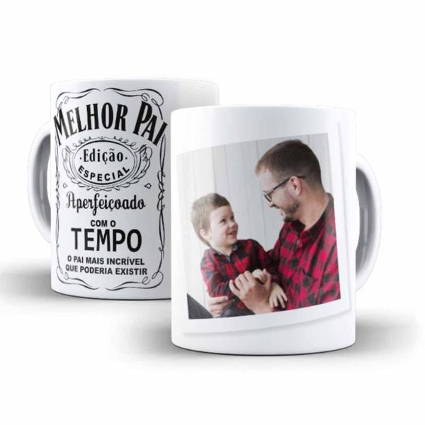 Imagem de Caneca Cerâmica Melhor Pai Presente Foto Personalizada 05170