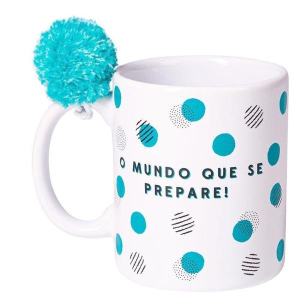 Imagem de Caneca Cerâmica Pompom Coleção Love Canecas Se Prepare Uatt