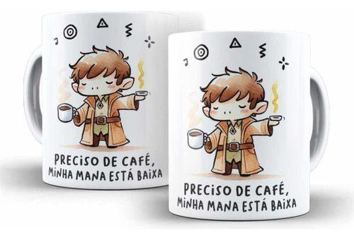 Imagem de Caneca Cerâmica Preciso De Café Jogo Gamer Frase 15624