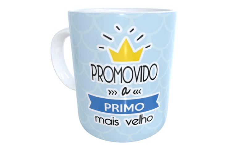 Imagem de Caneca cerâmica promovido a primo mais velho presente