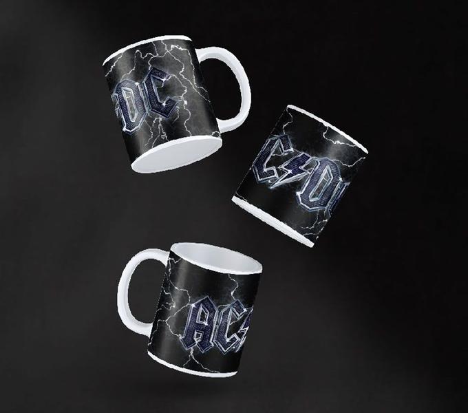 Imagem de Caneca Cerâmica Rock AC/DC Mod.03