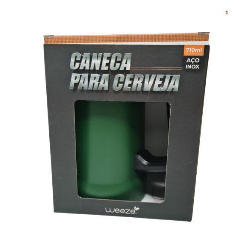 Imagem de Caneca cerveja 710ml aço inox 10cm x 85cm x 173cm