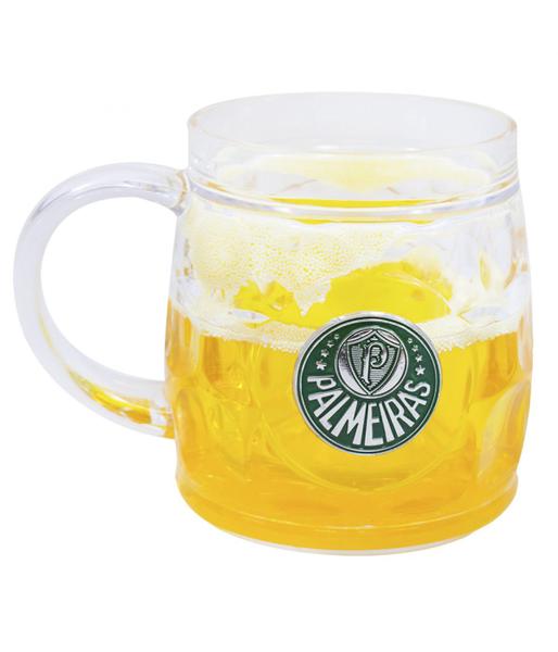 Imagem de Caneca Cerveja Base Grossa 400ml Palmeiras