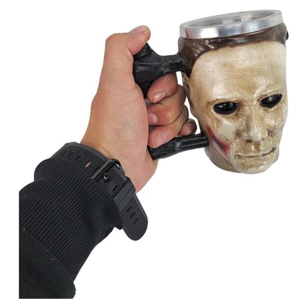 Imagem de Caneca Cerveja Chopp 3D Halloween Michael Myers Coleção