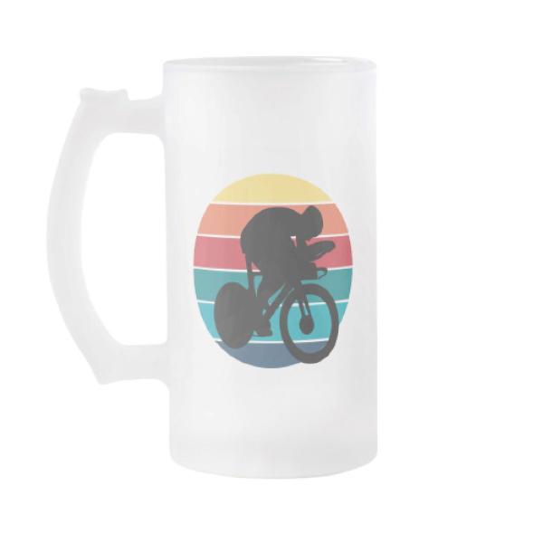 Imagem de Caneca Cerveja Chopp Presente Criativo Esporte Ciclismo