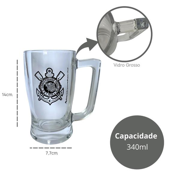 Imagem de Caneca Cerveja Corinthians - 340ml