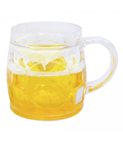 Imagem de Caneca Cerveja Flamengo Acrílico Bg 400Ml Brasão Metal