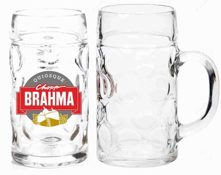 Imagem de Caneca Cerveja Quiosque Brahma Chopp 500ml