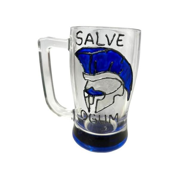 Imagem de Caneca Cerveja Vidro Personalizada 340 Ml Salve Ogum ul