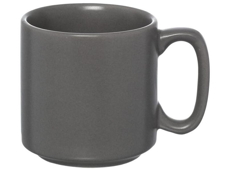 Imagem de Caneca Chá e Café de Cerâmica Cinza 235ml Hauskraft Surya CANC190/CZ