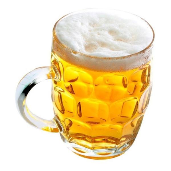 Imagem de Caneca Chopp 470ml (2 Pcs) Vidro Gelado Cerveja Amigos Festas