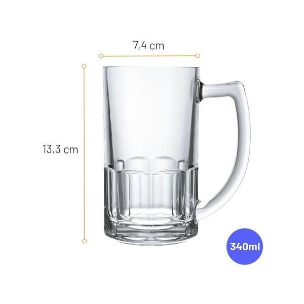 Imagem de Caneca Chopp Cerveja Bristol 340ml Vidro - Nadir