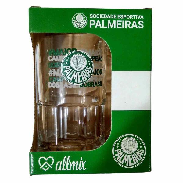 Imagem de Caneca Chopp Cerveja Vidro 340ml Corinthians Flamengo Palmeiras Bristol Nadir Figueiredo Original Oficial Presente